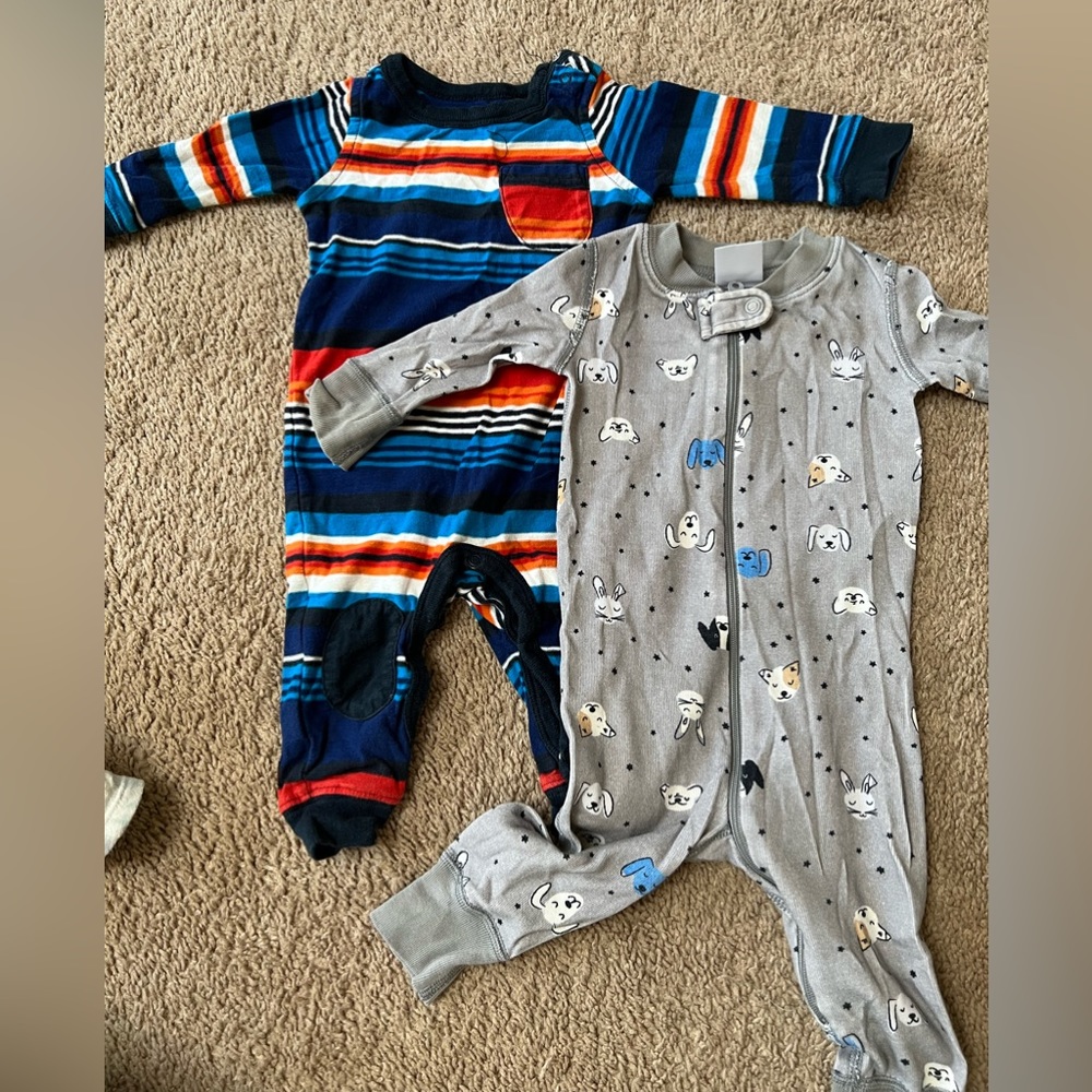 Hanna Andersson & tea collective one pieces 3-6 m